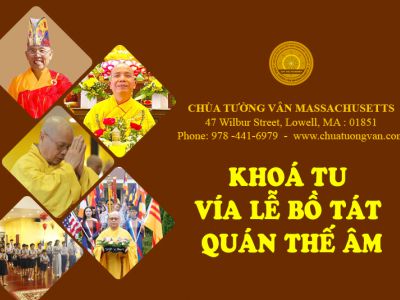 Khoá tu Vía Lễ Bồ Tát Quán Thế Âm