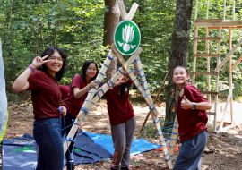 Minh Chau 7th Summer Camp and 6th Chu Nien, Tuong Van High School Leader
