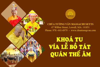 Khoá tu Vía Lễ Bồ Tát Quán Thế Âm